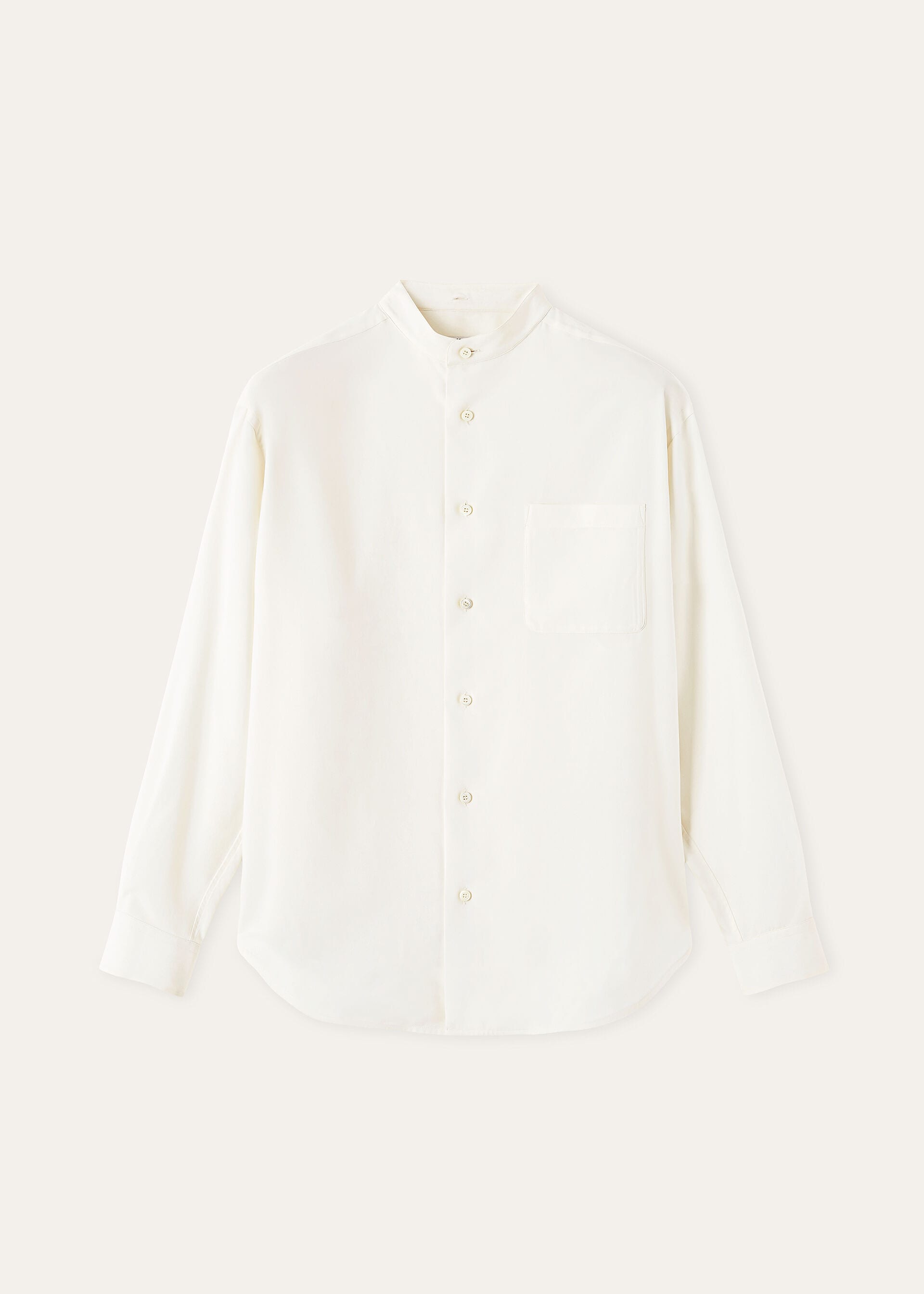 CLEMENT FOULARD SHIRT PORCELAIN SILK