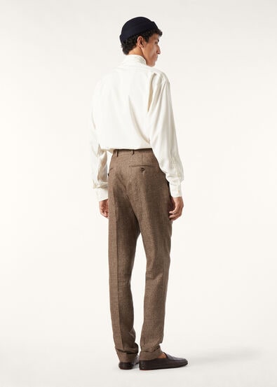 CLEMENT FOULARD SHIRT PORCELAIN SILK