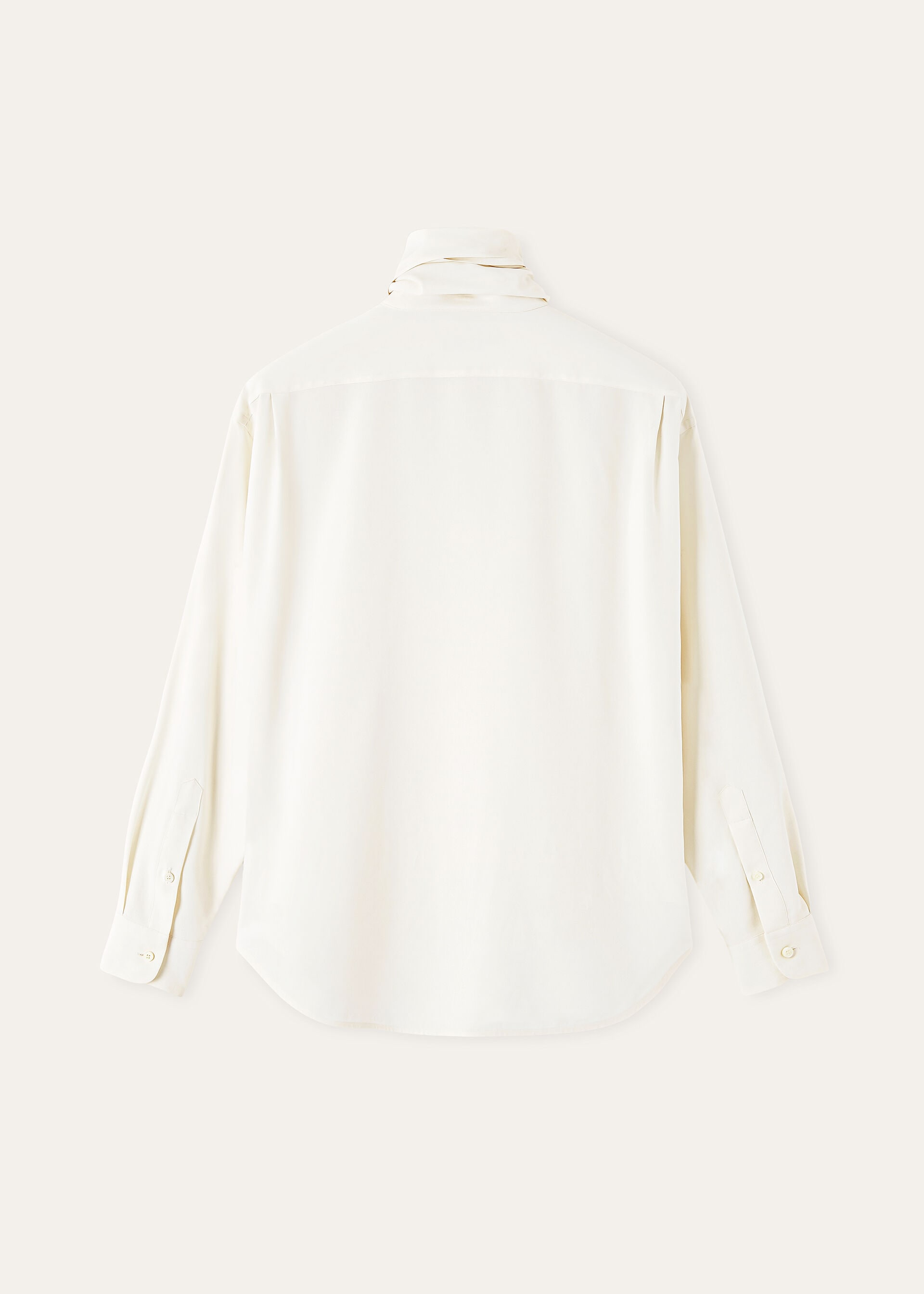 CLEMENT FOULARD SHIRT PORCELAIN SILK