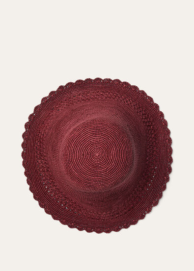 ISIDE CLOCHE STRAW CROCHET