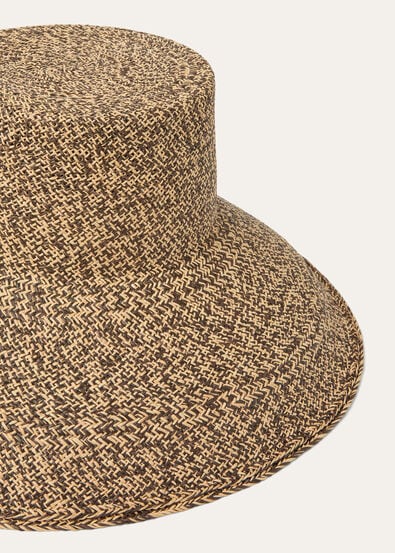 ARYA CLOCHE MOULINE' STRAW