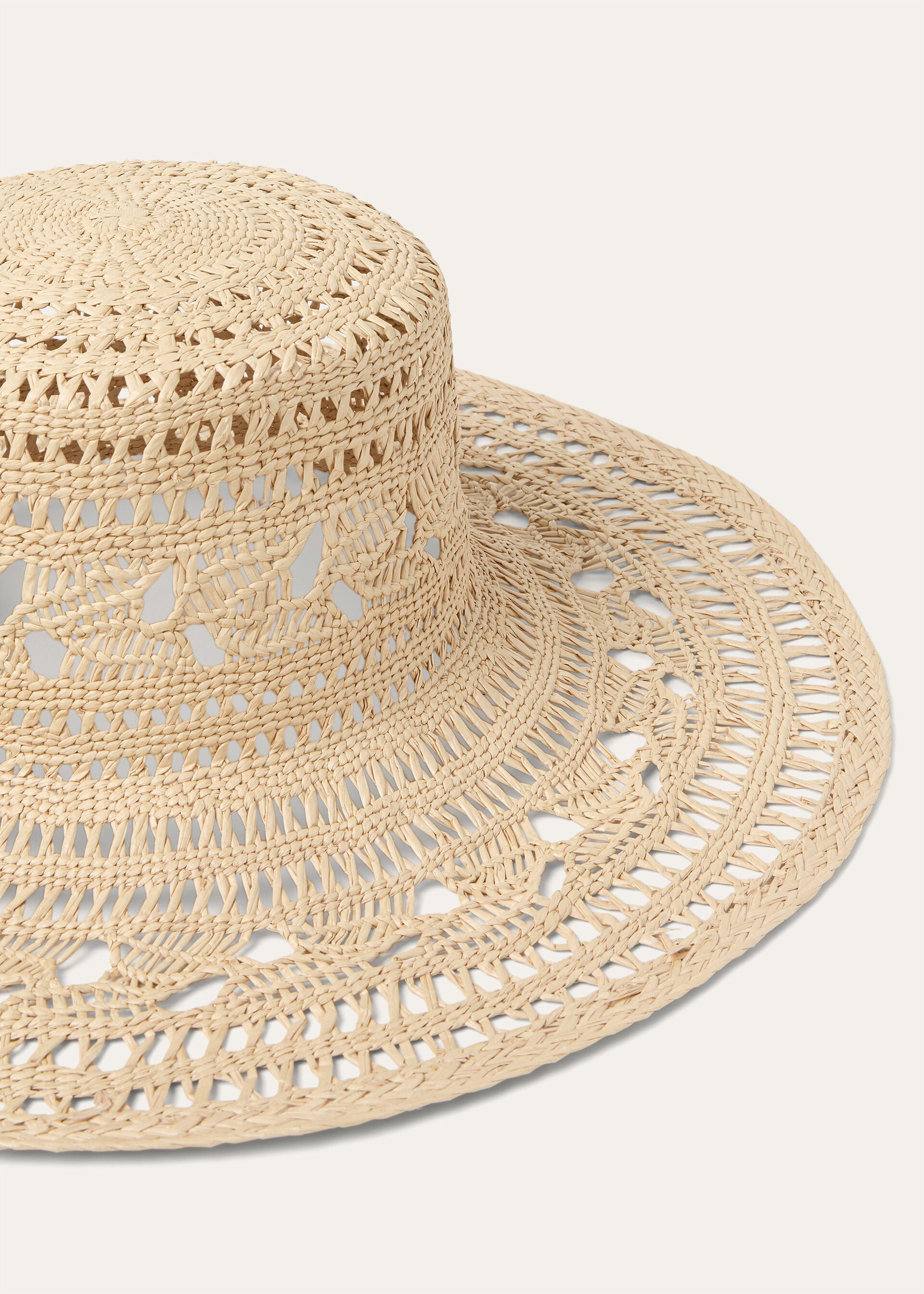 ASMARA HAT FOLIAGE STRAW