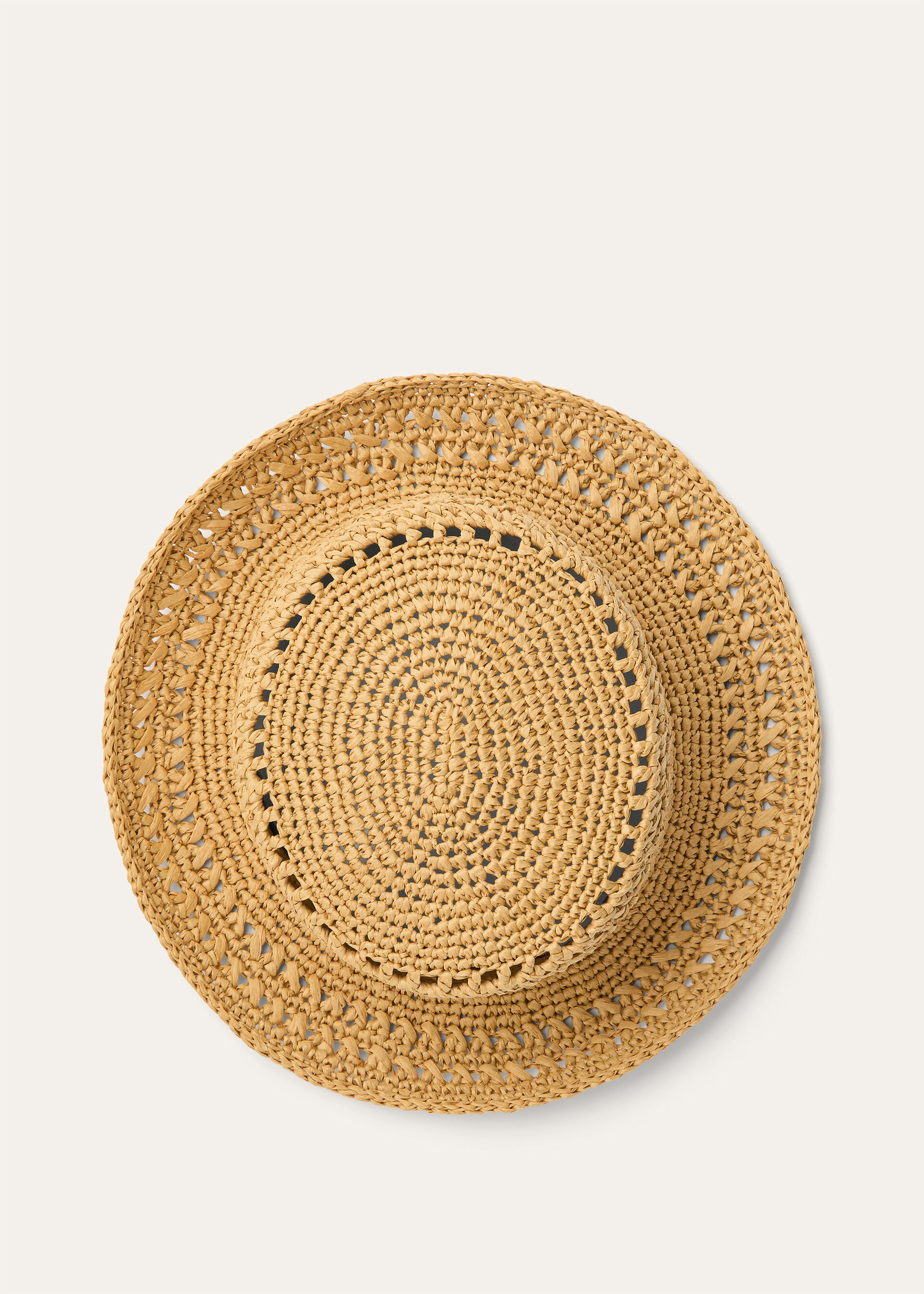 NILDE BUCKET RAFIA AJOUR