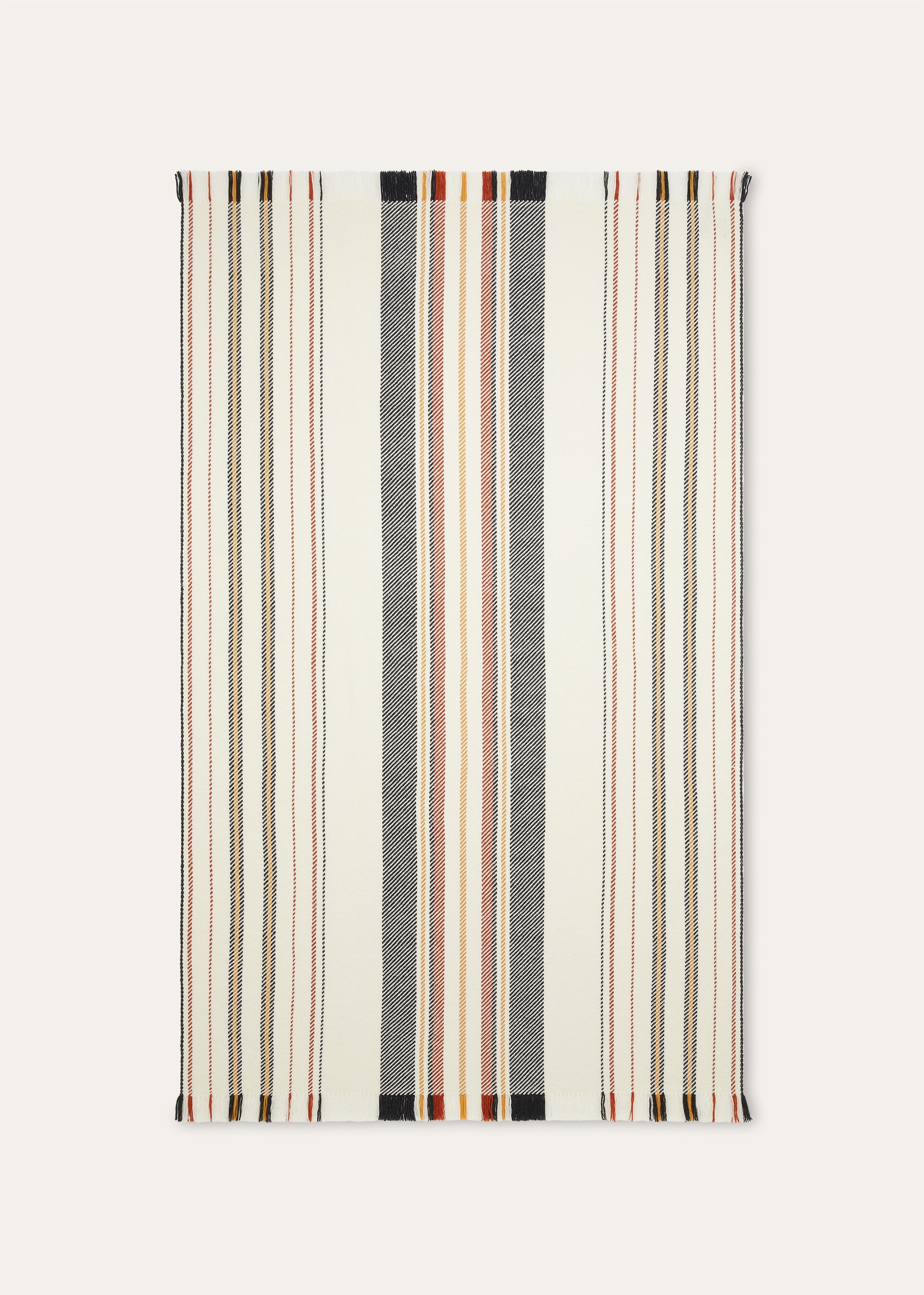 PLAID OXFORD STRIPE HANDLOOM CASH