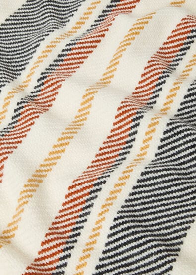 PLAID OXFORD STRIPE HANDLOOM CASH