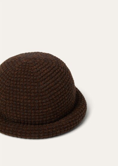 MONOCHROME JACQUARD BEANIE CASH COTTON GG 14