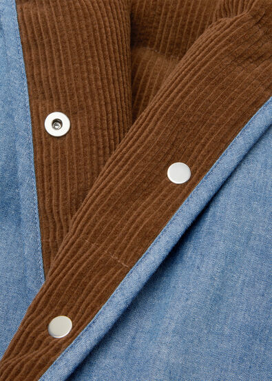 KRIS VEST OKAYAMA CHAMBRAY