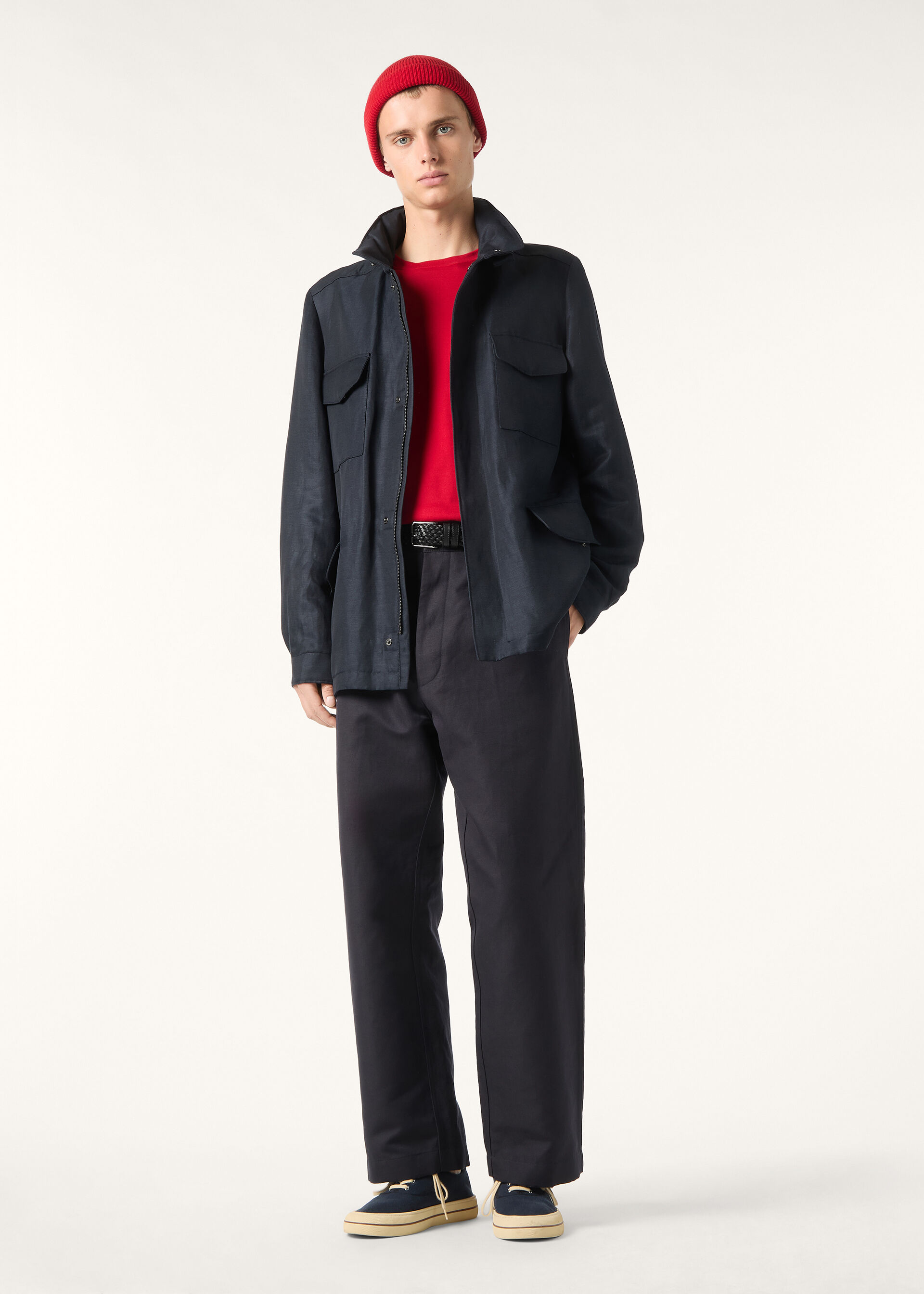 TRAVELLER FIELD JACKET LINEN SILK