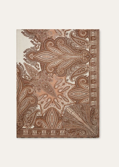 PLAID CHANDANI JCQ CASHMERE SILK