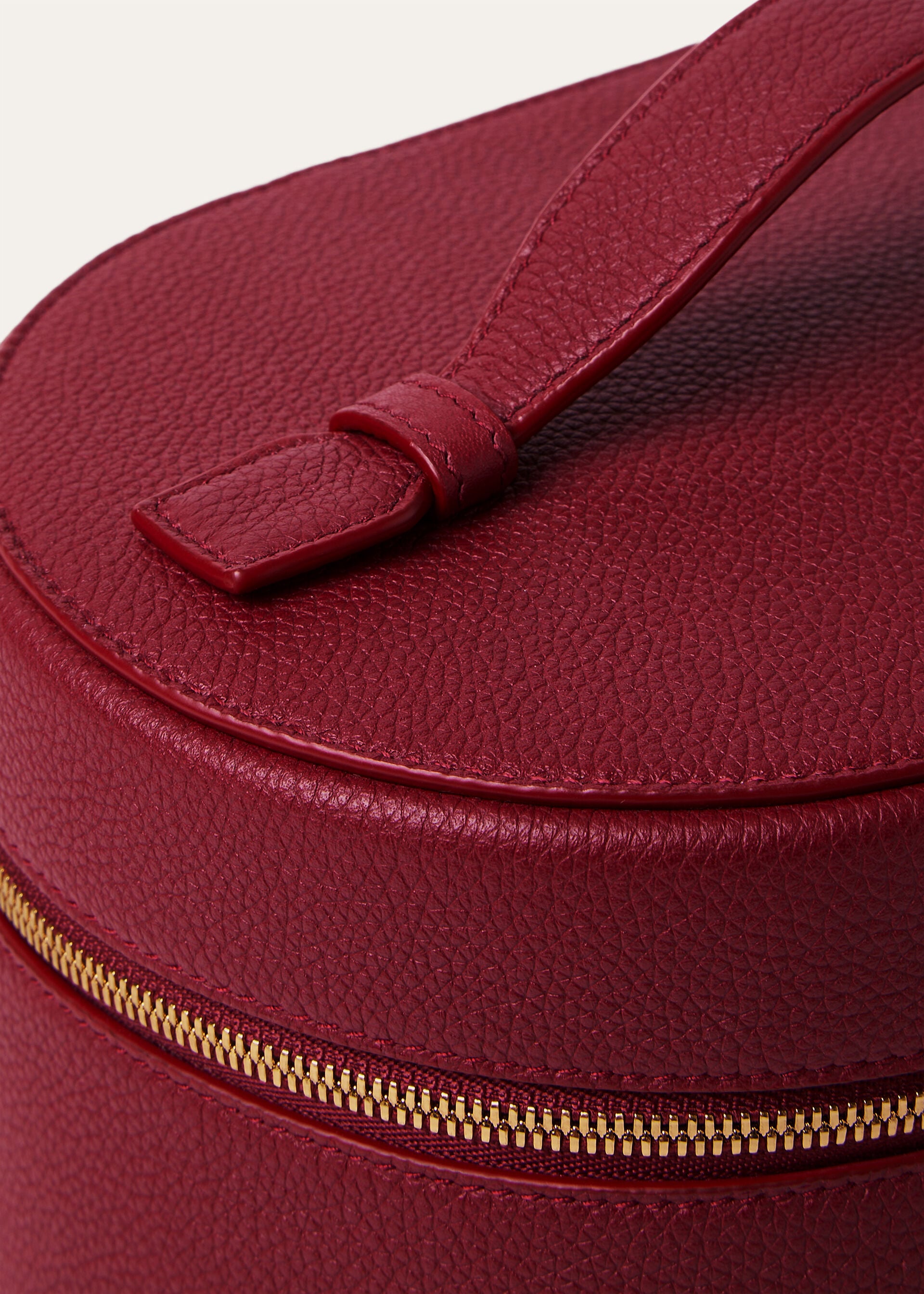 EXTRA VANITY CASE FINE GRAINED LEATHER