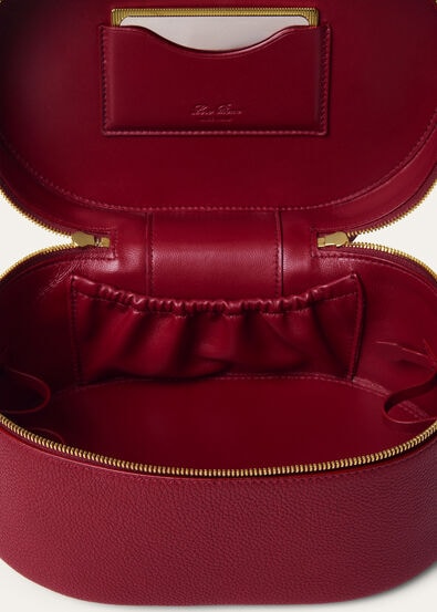 EXTRA VANITY CASE FINE GRAINED LEATHER