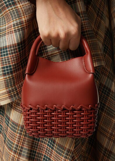 BALE MICRO BRAIDED ROUNDED LEATHER