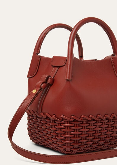 BALE MICRO BRAIDED ROUNDED LEATHER