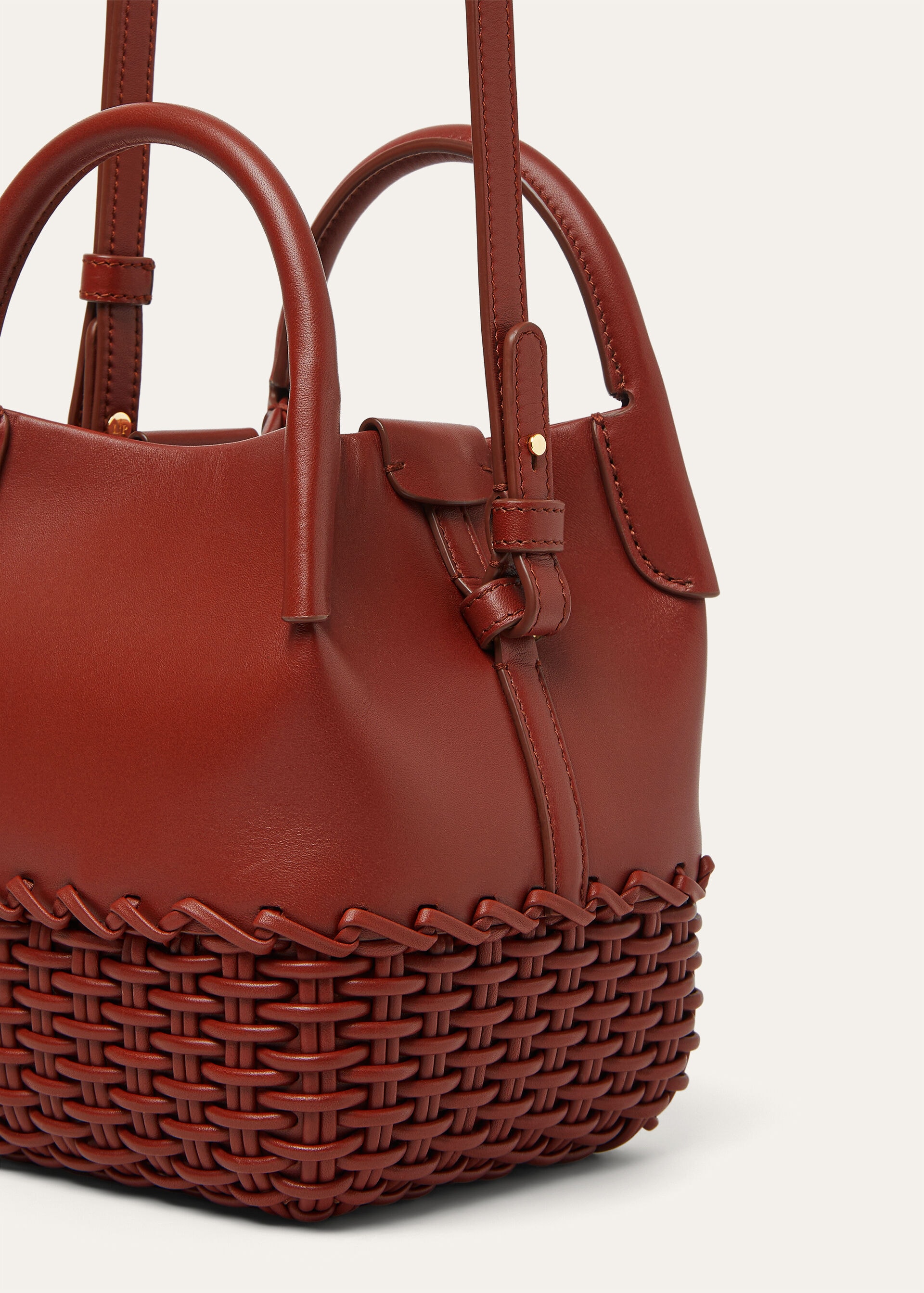 BALE MICRO BRAIDED ROUNDED LEATHER