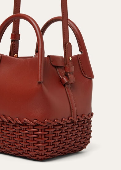 BALE MICRO BRAIDED ROUNDED LEATHER