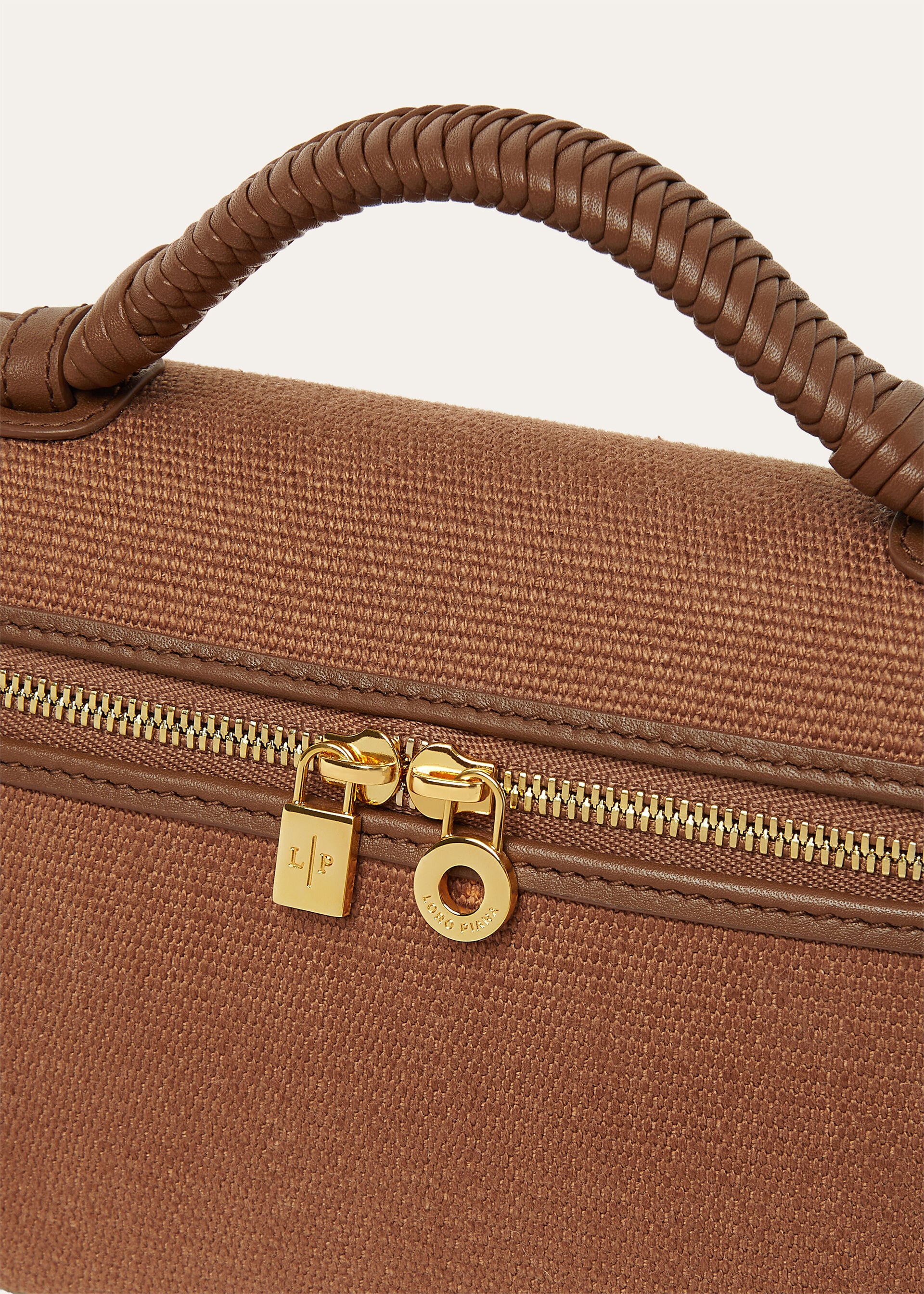 EXTRA POCKET L19 CANVAS BRAIDED/ROUNDED LEATHER