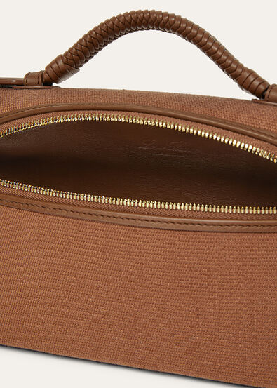 EXTRA POCKET L19 CANVAS BRAIDED/ROUNDED LEATHER