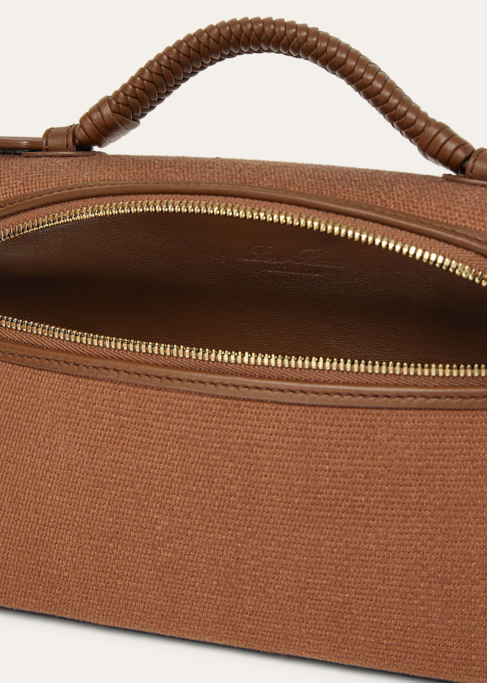 EXTRA POCKET L19 CANVAS BRAIDED/ROUNDED LEATHER