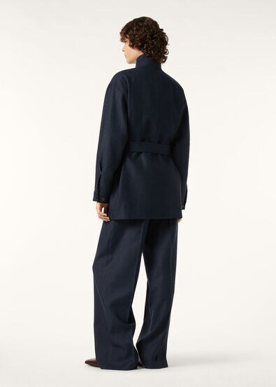 LISMORE FIELD JACKET STRUCTURED LINEN WOOL