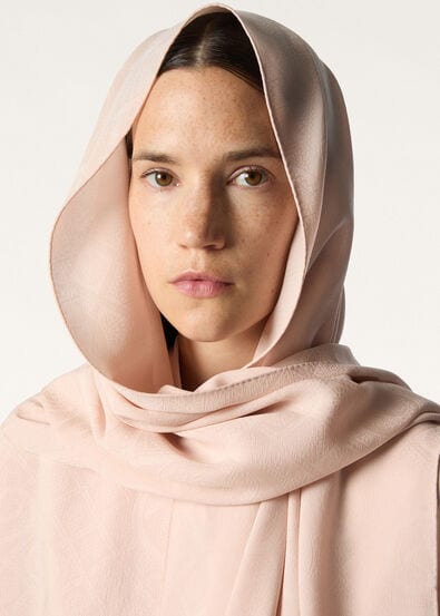 CERAMIC MANDALA JACQUARD STOLE SILK