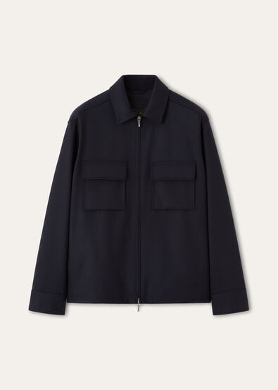 PRAY SHIRT DOUBLE WOOL TELA