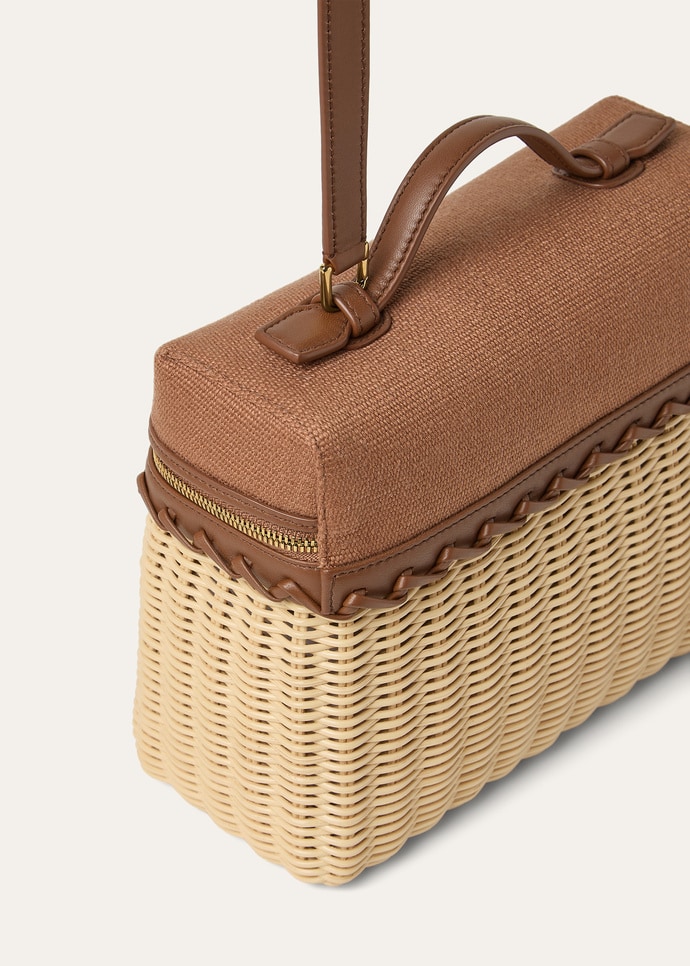 EXTRA POCKET L19 NS WICKER/CANVAS/ROUNDED LTH_FAQ9050_F7Y1_NR_4