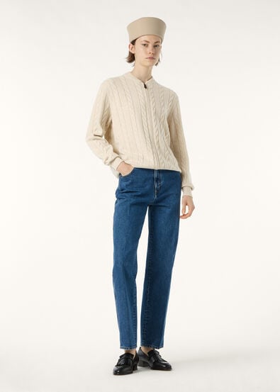 CEDAR BOMBER SWEATER CASH GG 8