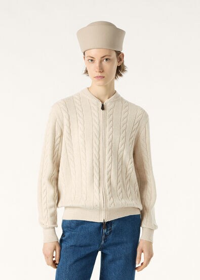 CEDAR BOMBER SWEATER CASH GG 8