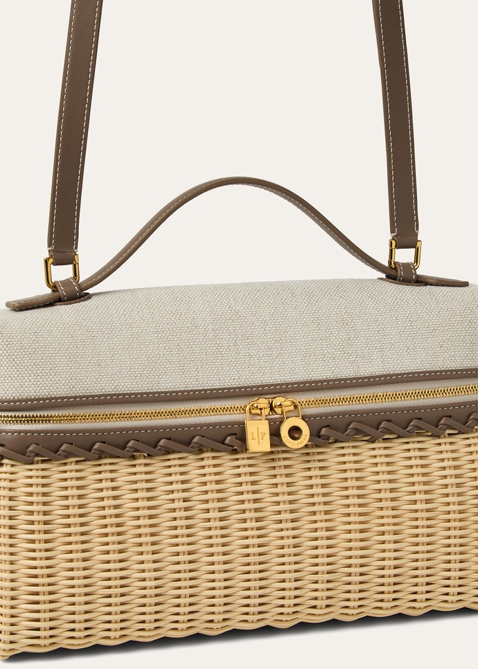 EXTRA POCKET L27 WICKER NATURAL CANVAS/RNDD LTH_FAQ9094_F7XV_NR_7