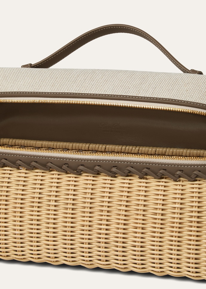 EXTRA POCKET L27 WICKER NATURAL CANVAS/RNDD LTH_FAQ9094_F7XV_NR_5