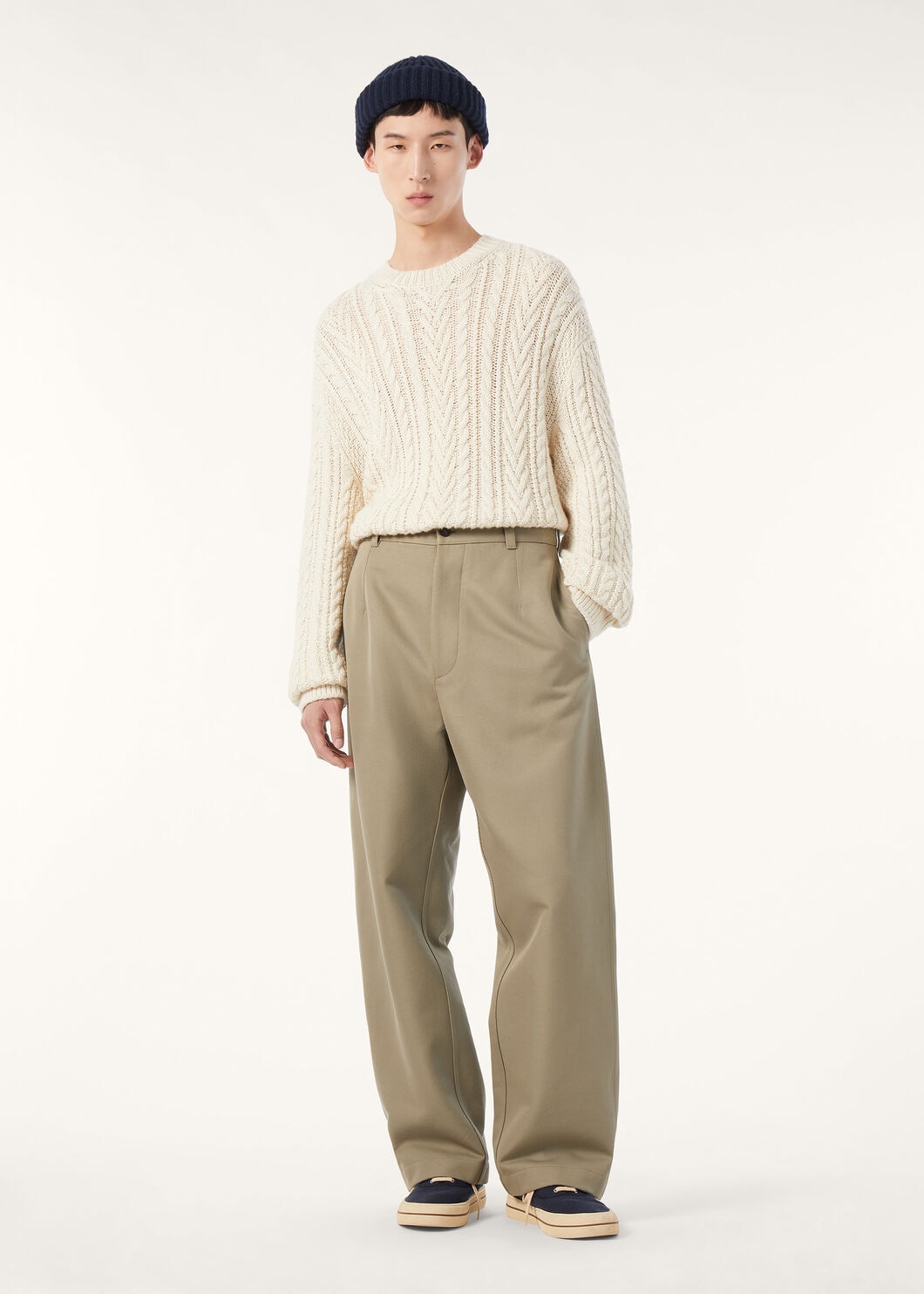 SCHOONER CREWNECK SWEATER CASH ABACA GG 3