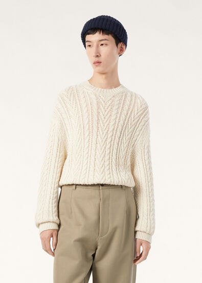 SCHOONER CREWNECK SWEATER CASH ABACA GG 3