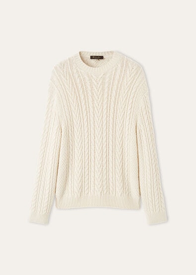 SCHOONER CREWNECK SWEATER CASH ABACA GG 3