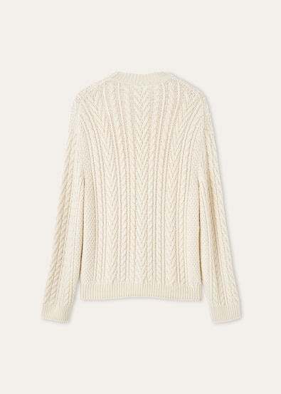 SCHOONER CREWNECK SWEATER CASH ABACA GG 3