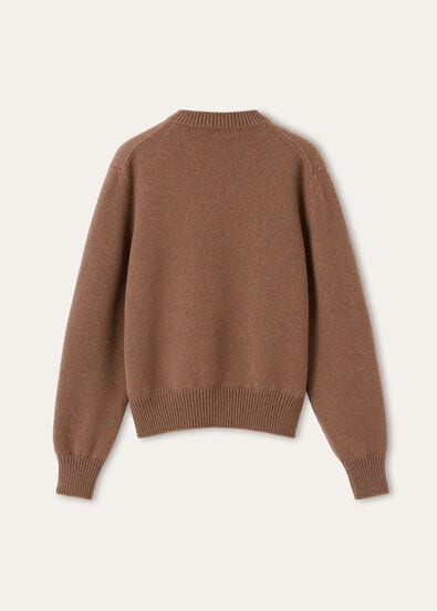 CLASSIC BABY CASH CREWNECK SWEATER GG 5