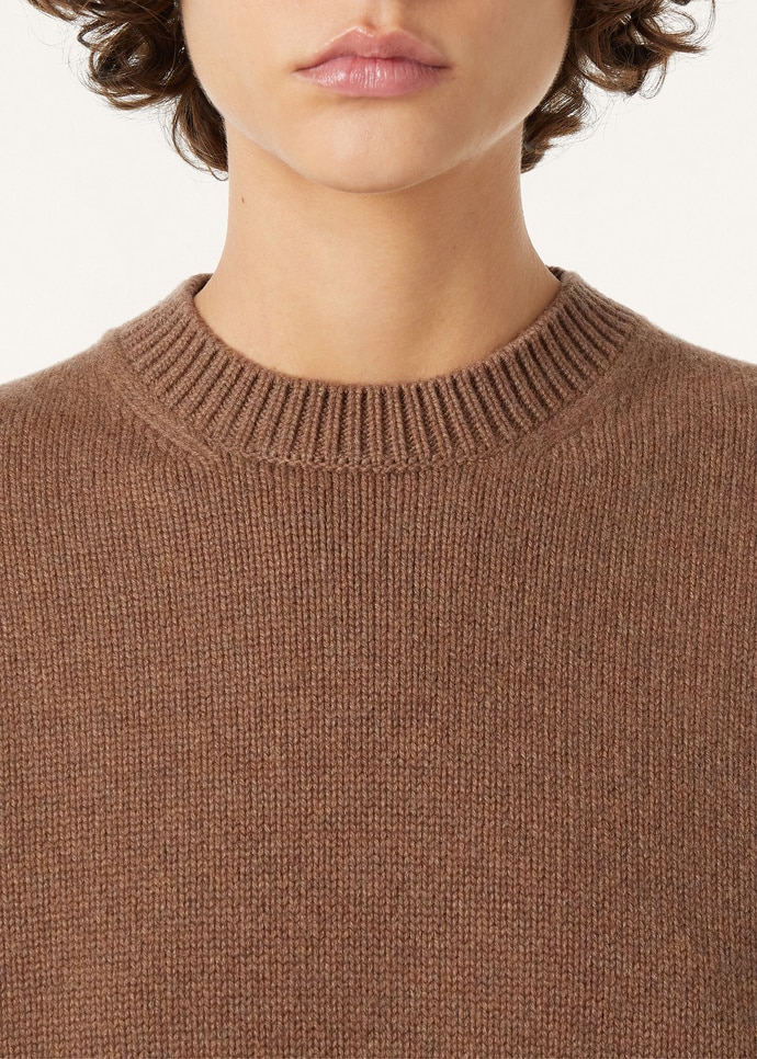 CLASSIC BABY CASH CREWNECK SWEATER GG 5_FAQ9314_H19I_2