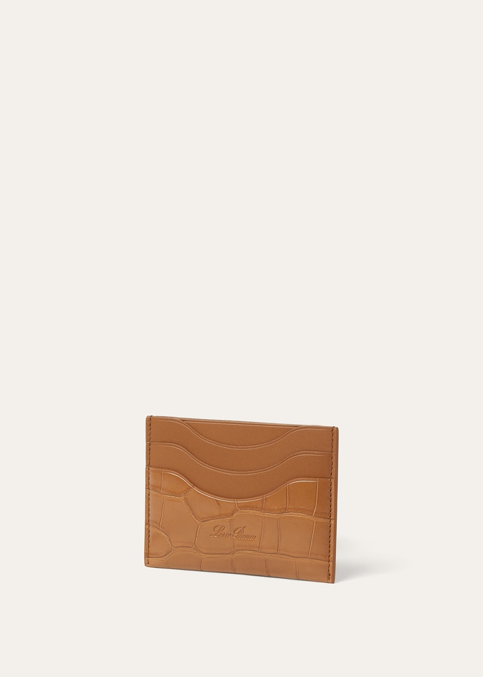 EXTRA CARDHOLDER ROUNDED LTHR/GLAZED ALLIGATOR_FAQ9512_E0HN_NR_3