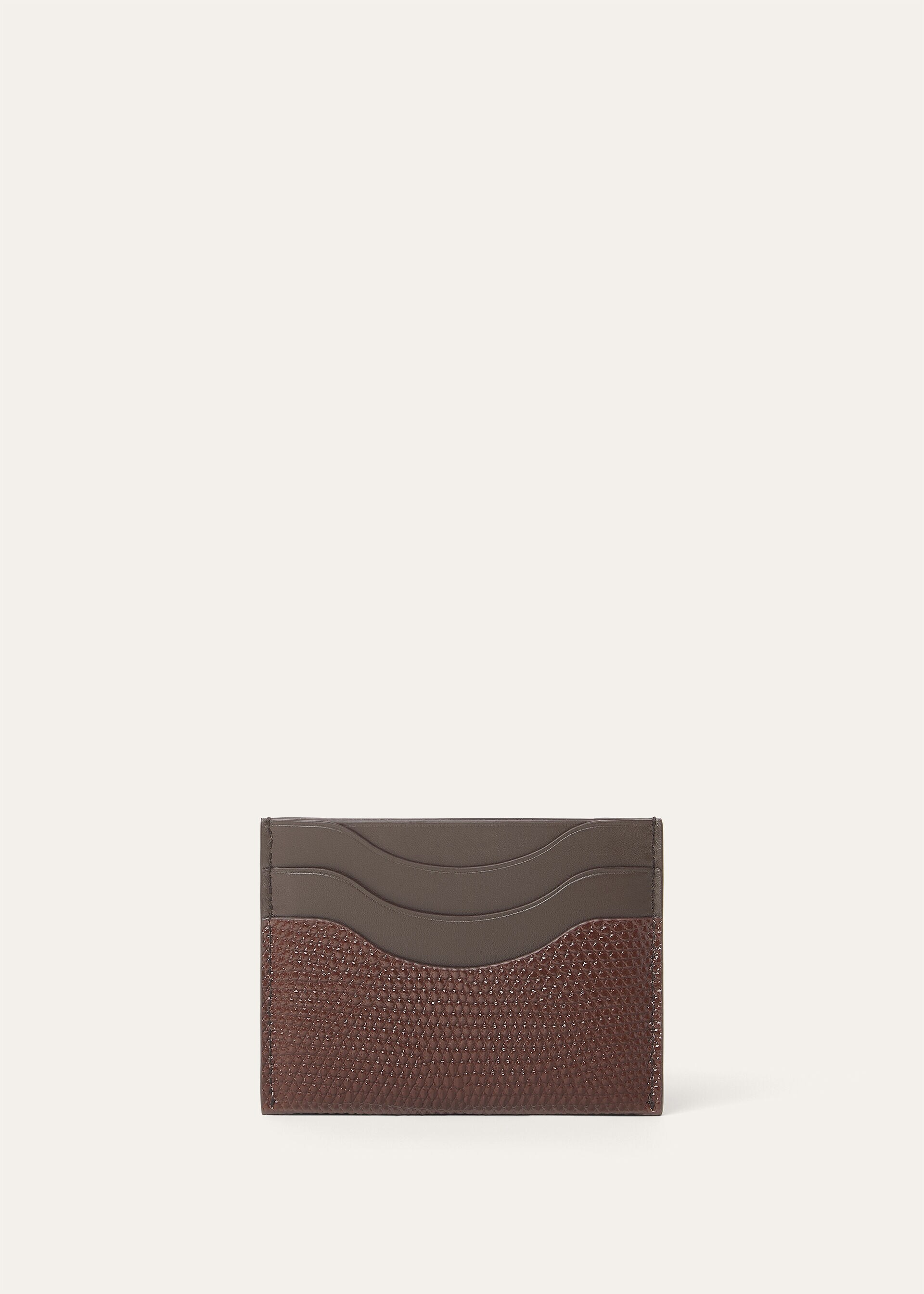 EXTRA CARDHOLDER ROUNDED LTH/LIZARD