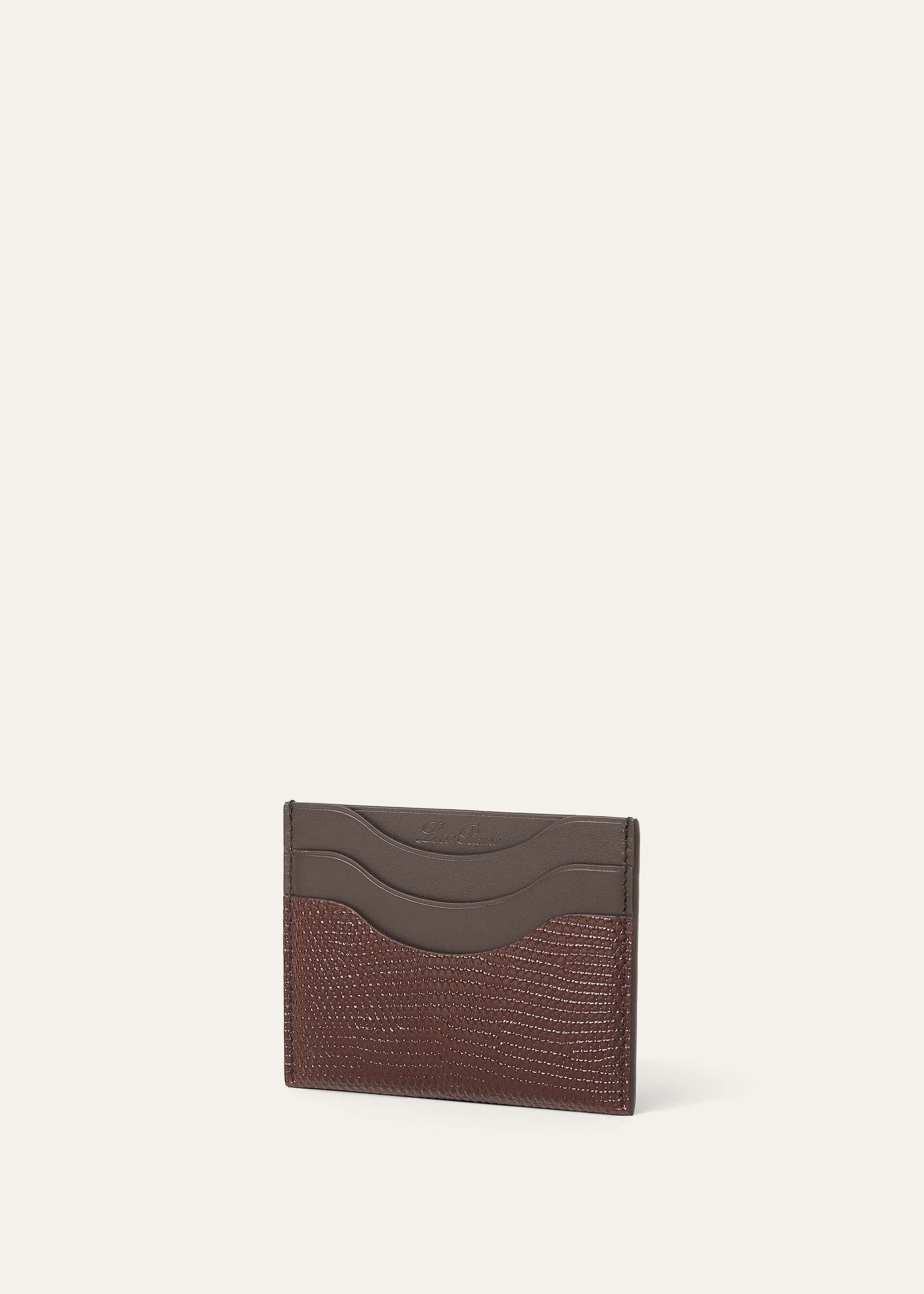 EXTRA CARDHOLDER ROUNDED LTH/LIZARD