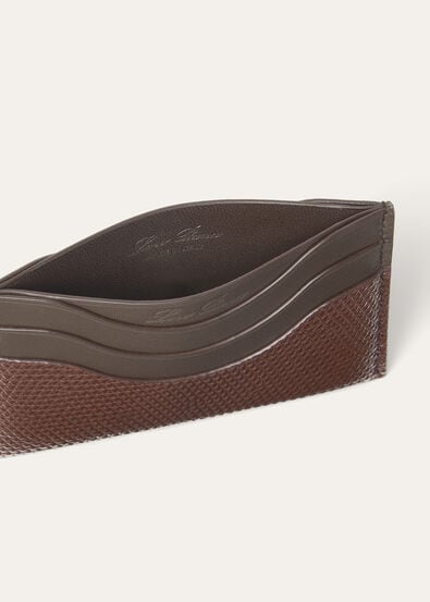 EXTRA CARDHOLDER ROUNDED LTH/LIZARD