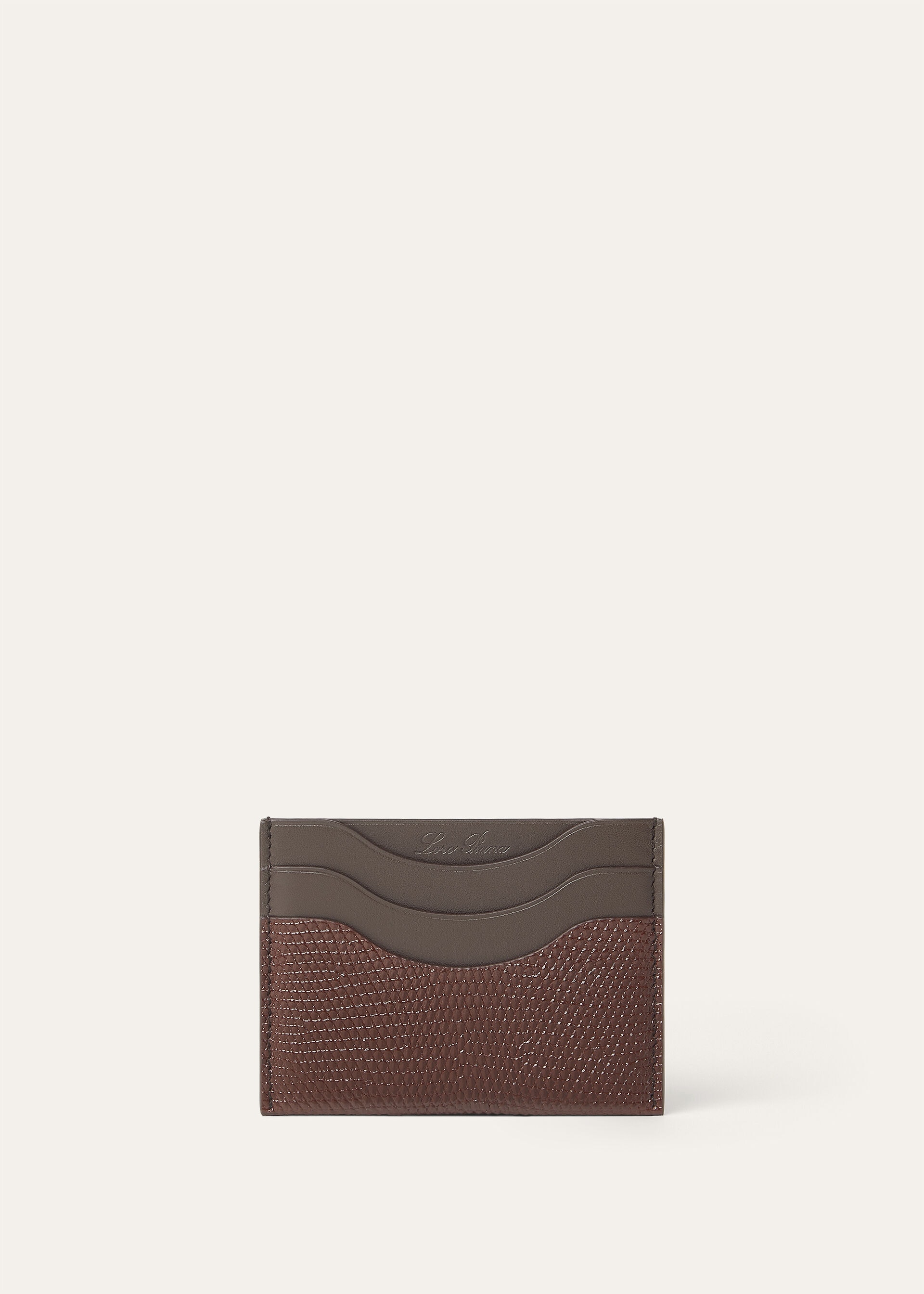 EXTRA CARDHOLDER ROUNDED LTH/LIZARD
