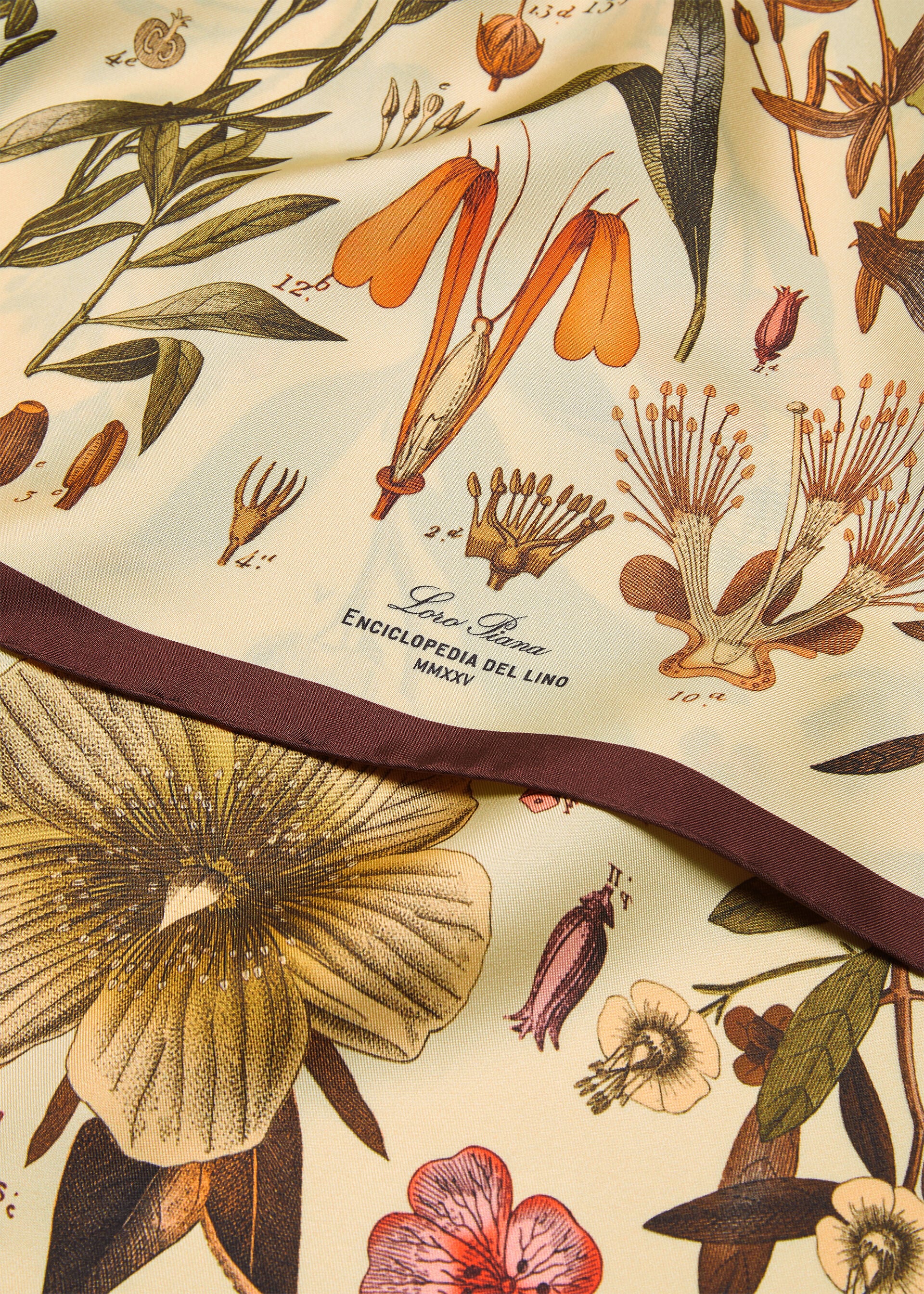 LORO PIANA ENCICLOPEDIA DEL LINO FLD90 SILK TWILL