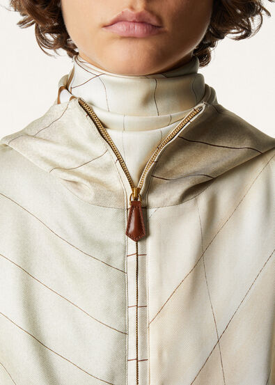 LORO PIANA MAESTRALE FOULARD 90 SILK TWILL