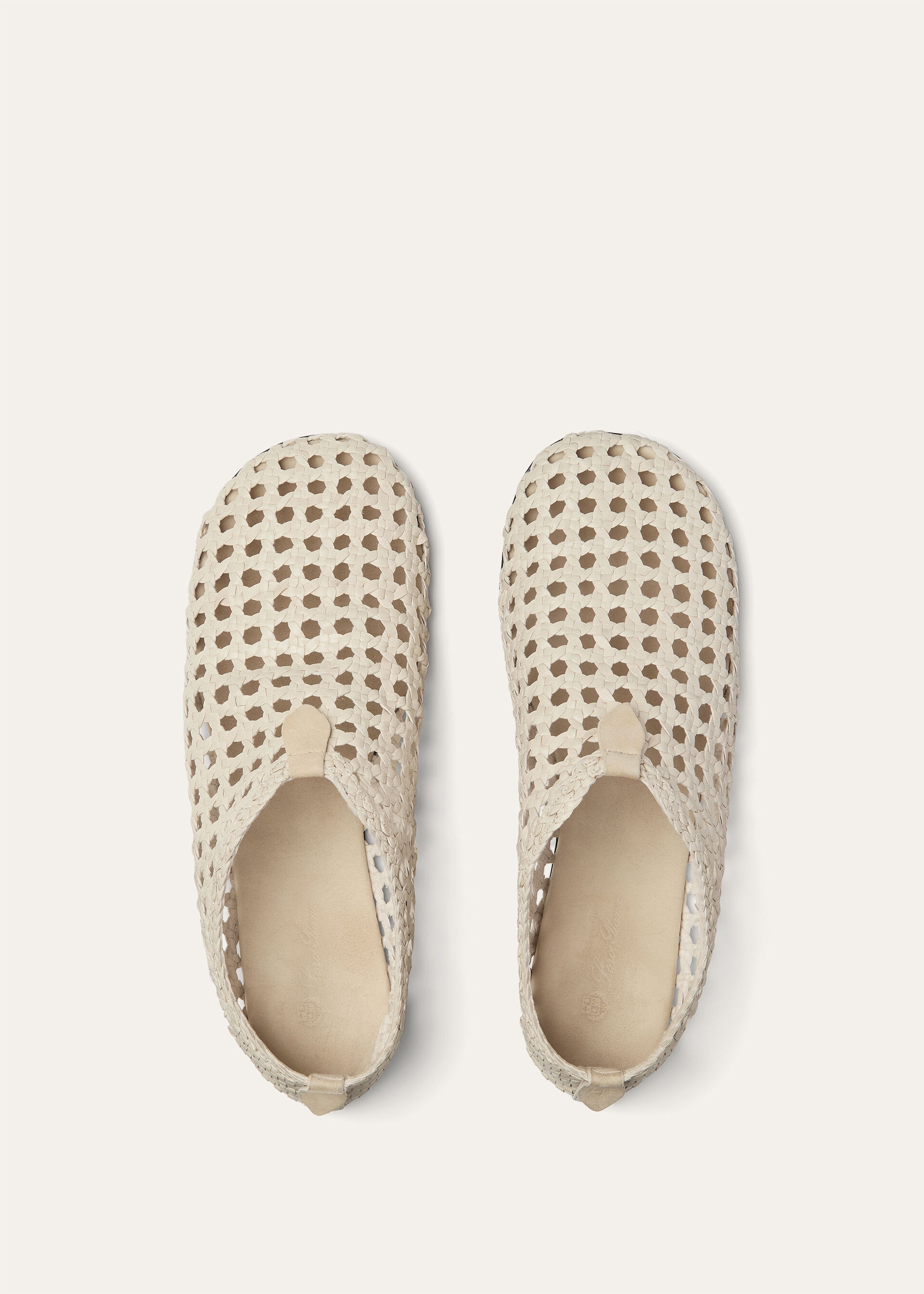 FLOATY FLAT WOVEN GOAT LEATHER