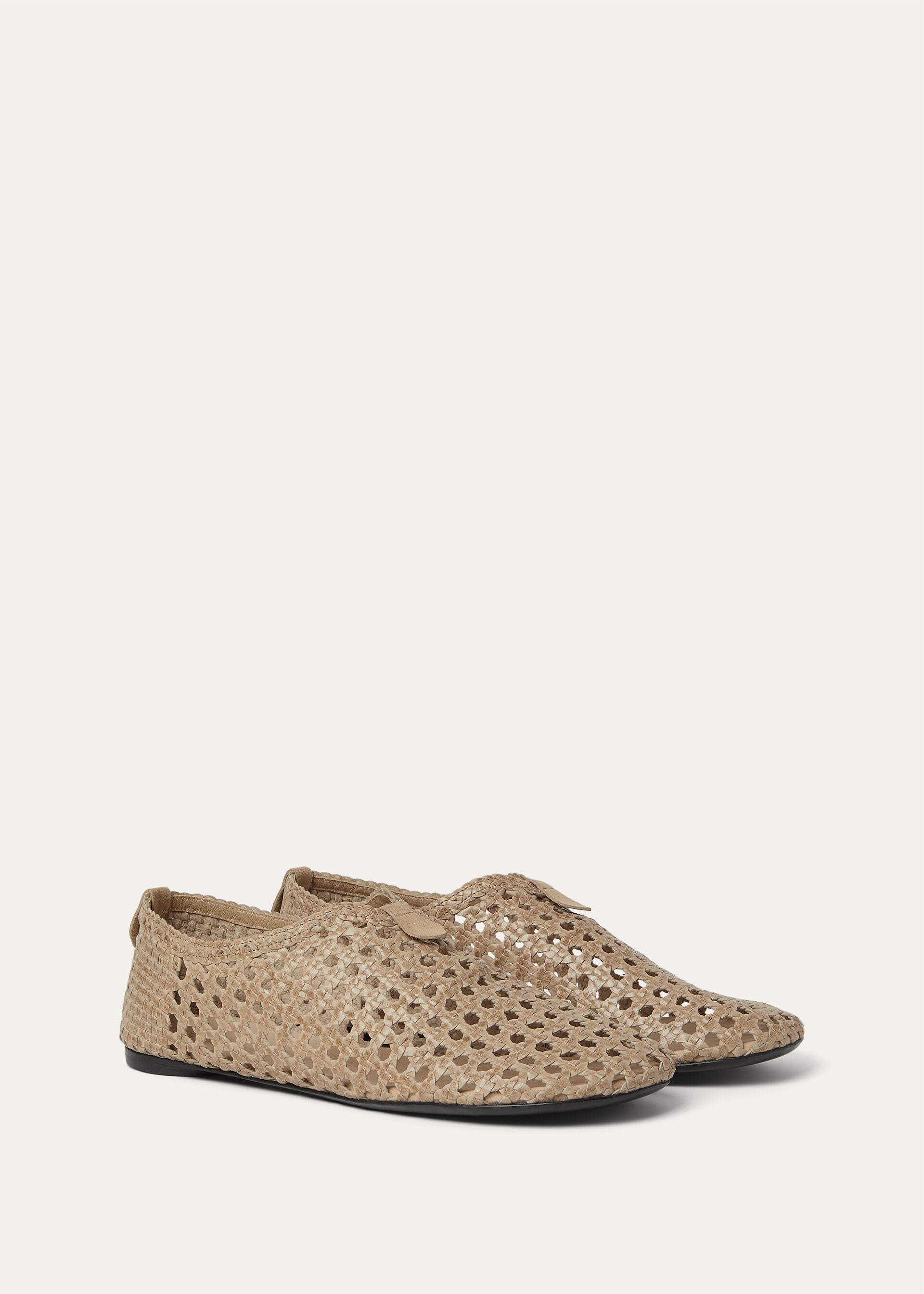 FLOATY FLAT WOVEN GOAT LEATHER
