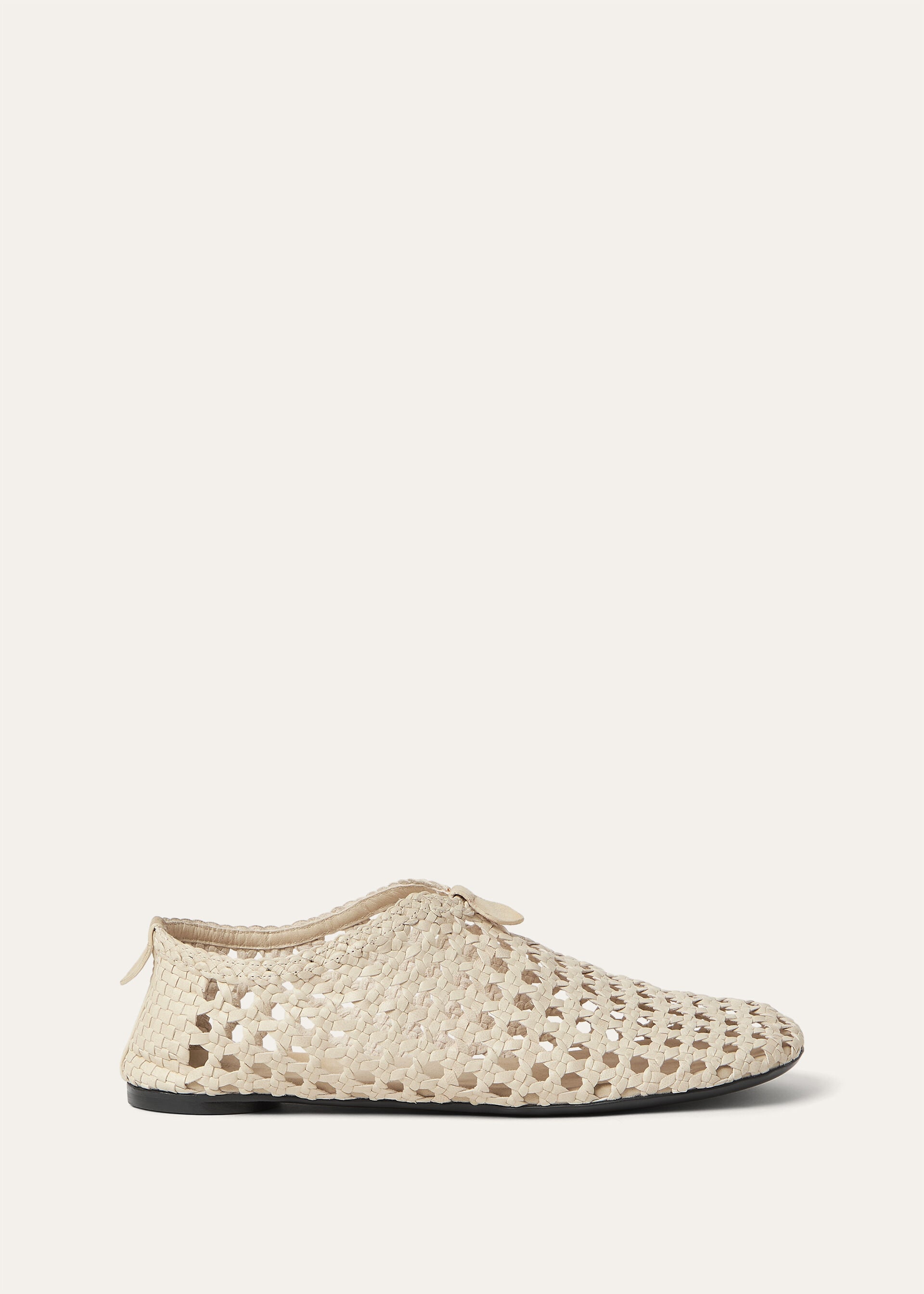 FLOATY FLAT WOVEN GOAT LEATHER