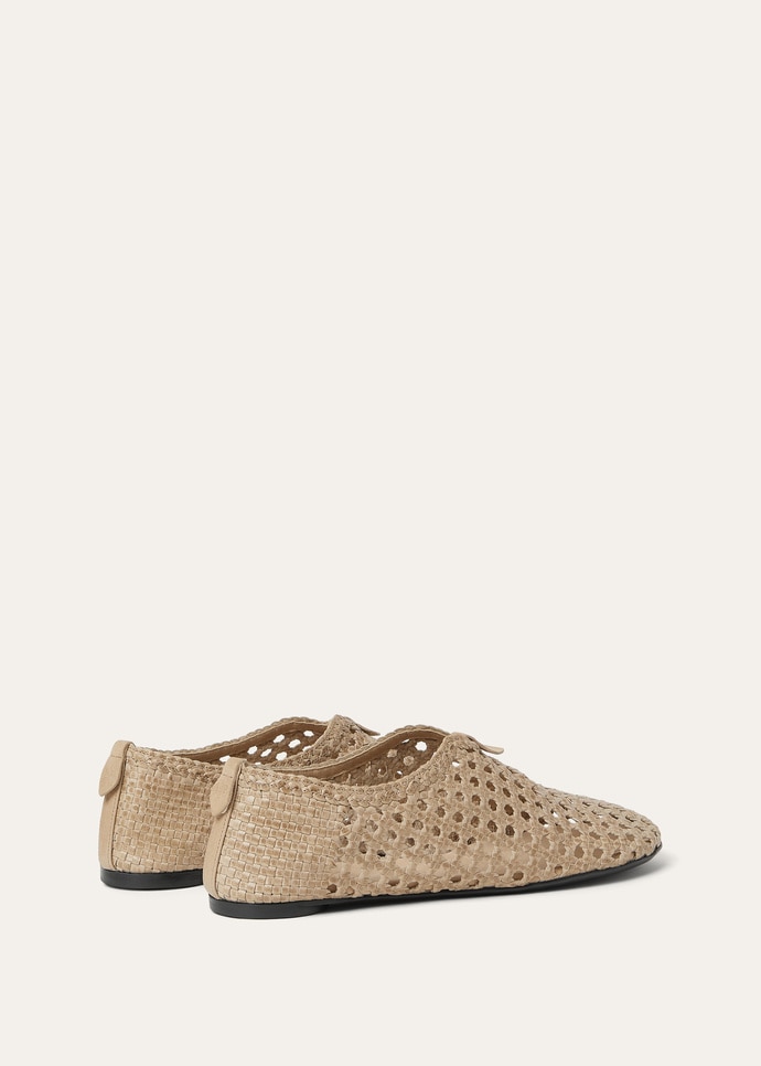 FLOATY FLAT WOVEN GOAT LEATHER_FAQ9749_M0ZG_4