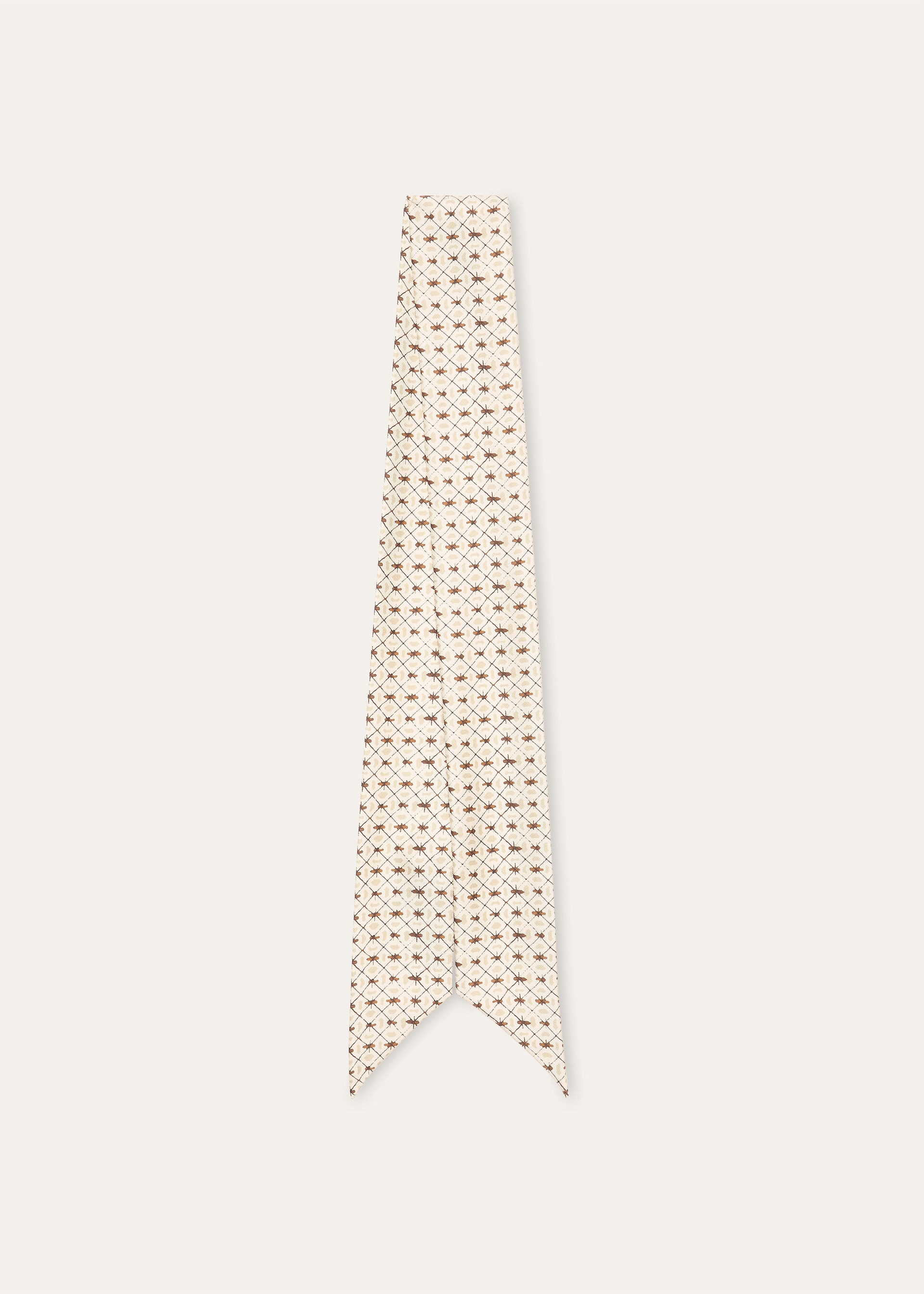 GOLDEN BEES TIE BAND 108 SILK TWILL