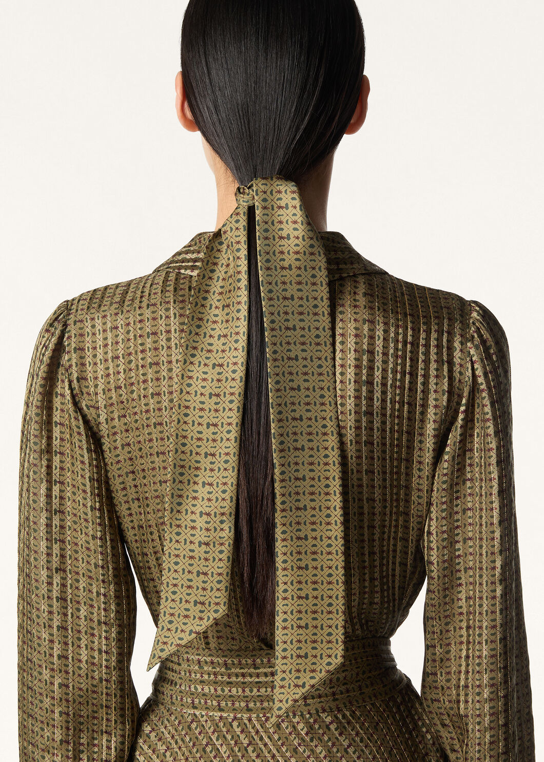 GOLDEN BEES TIE BAND 108 SILK TWILL