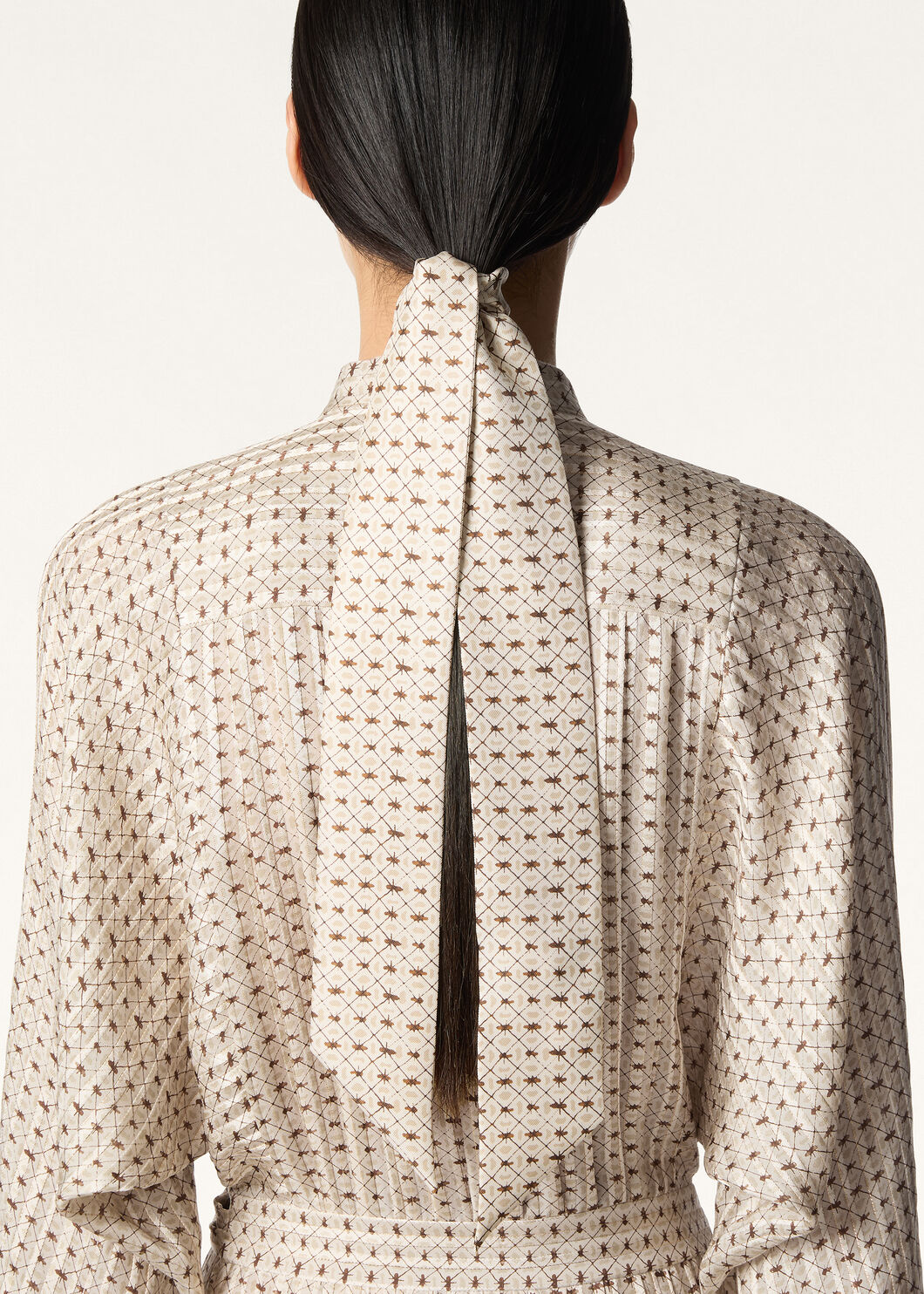 GOLDEN BEES TIE BAND 108 SILK TWILL